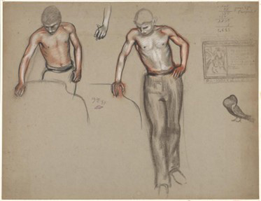 Georges Lemmen - Étude pour une carte de membre