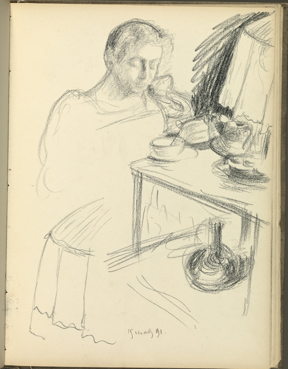 Georges Lemmen - La Tasse de thé