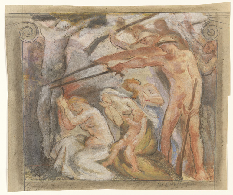 Albert Ciamberlani - Sujet allégorique