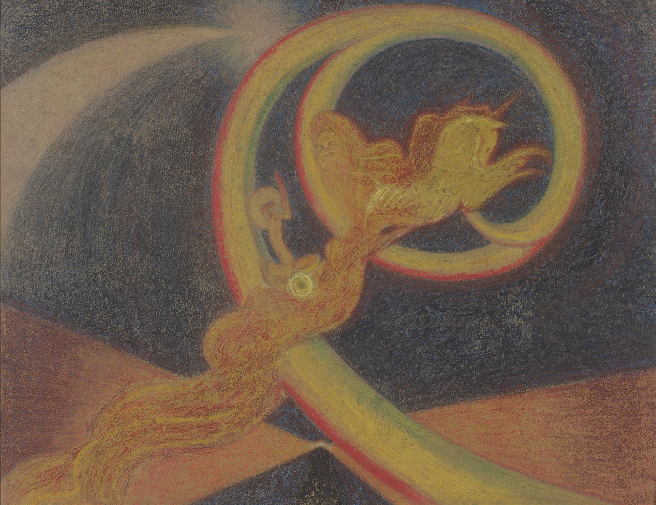 Léon Spilliaert, Vision. Elijah in the Chariot of Fire
