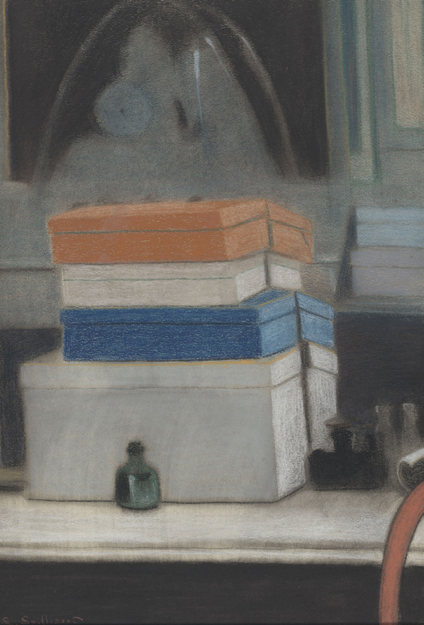 Léon Spilliaert, Boxes in Front of a Mirror